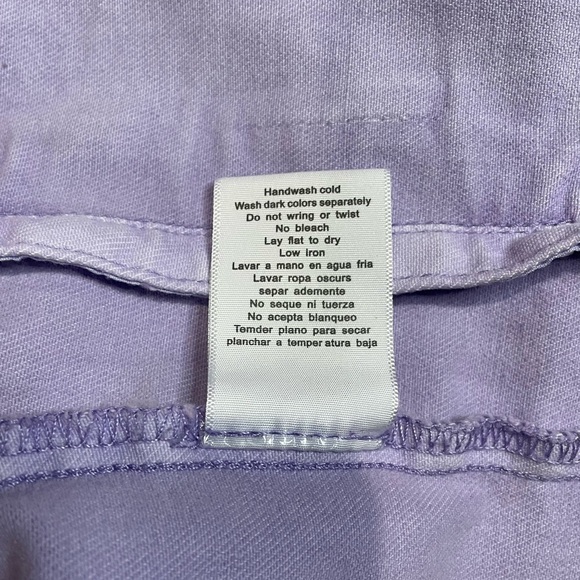 Judy Blue Lavender Denim Jacket Women’s Size Large Cropped Purple Jean JB7844 - Picture 13 of 13